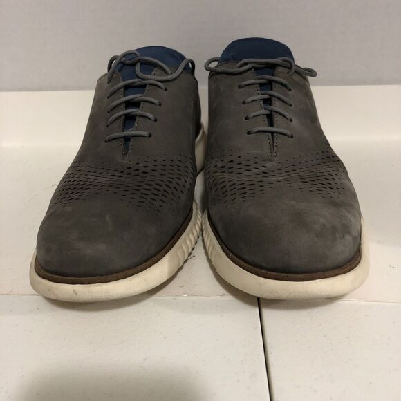 Cole Haan Men's 2.ZERØGRAND Lined Laser Wingtip Oxford Style C36944 Sz 10.5 Shoe - Picture 4 of 9
